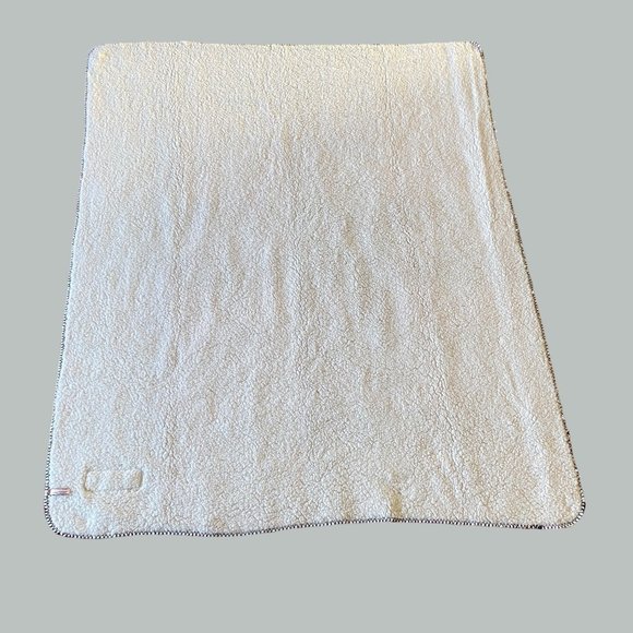 Victoria Secret Red Plaid Throw Blanket 100% Recycled Polyester - Picture 5 of 9